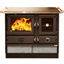 Отопительно-варочная печь с водяным контуром MBS Super Thermo Magnum Stone L